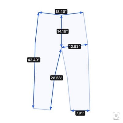 Levis 514 Jeans Mens 36x30 Blue Medium Wash Straight Stretch Denim Zip Fly - Thumbnail 15