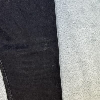 Levis 510 Jeans Mens 32x32 Black Dark Wash Skinny Stretch Denim Low Rise - Thumbnail 3