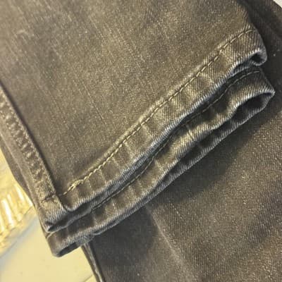 Levis 510 Jeans Mens 32x32 Black Dark Wash Skinny Stretch Denim Low Rise - Thumbnail 9