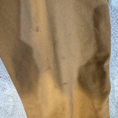 Carhartt Carpenter Pants Mens 34x30 Brown Canvas Dungaree Fit Workwear - Thumbnail 3