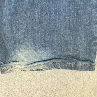 Levis 514 Jeans Mens 36x30 Blue Medium Wash Straight Stretch Denim Zip Fly - Thumbnail 7