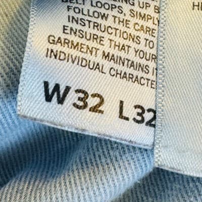 Lucky Brand 221 Straight Jeans Mens 32x30 (32x32) Blue Medium Wash Denim Zip Fly - Thumbnail 12