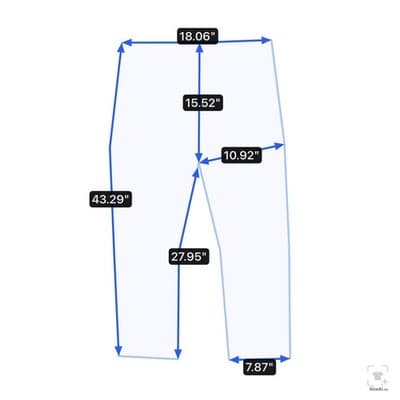 Levis 505 Jeans Mens 36x30 Blue Light Wash Straight Denim Zip Fly Regular Fit - Thumbnail 14