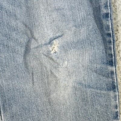 Levi's 511 Jeans Mens 40x30 Blue Light Wash Slim Taper Stretch Denim Zip Fly - Thumbnail 7