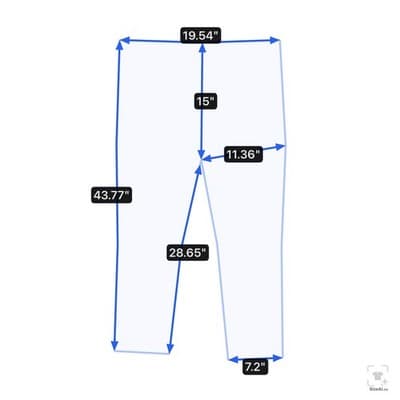 Levi's 511 Jeans Mens 40x30 Blue Light Wash Slim Taper Stretch Denim Zip Fly - Thumbnail 14