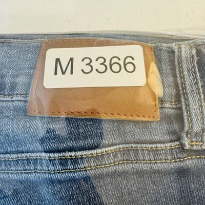 Lucky Brand 412 Athletic Slim Jeans Mens 36x27 Blue Medium Wash Tapered Zip Fly - Thumbnail 17