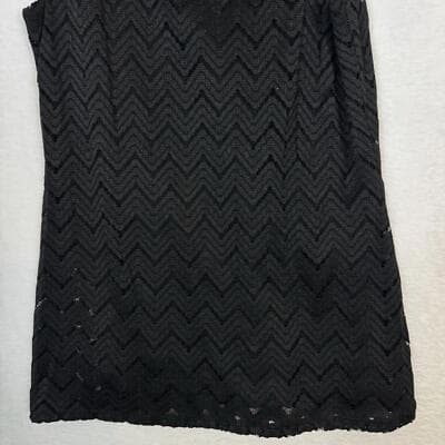 Banana Republic Black Geometric Sleeveless Mini Dress, Size XS – Excellent W 209 - Thumbnail 3
