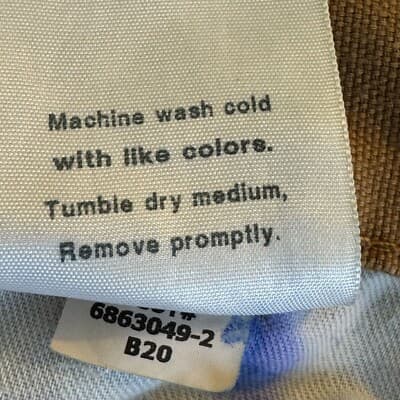 Carhartt Carpenter Pants Mens 34x30 Brown Canvas Dungaree Fit Workwear - Thumbnail 9