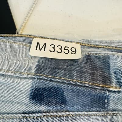 Levis Jeans Mens 36x28 (36x30) Light Wash Straight Denim Zip Fly Mid Rise - Thumbnail 12