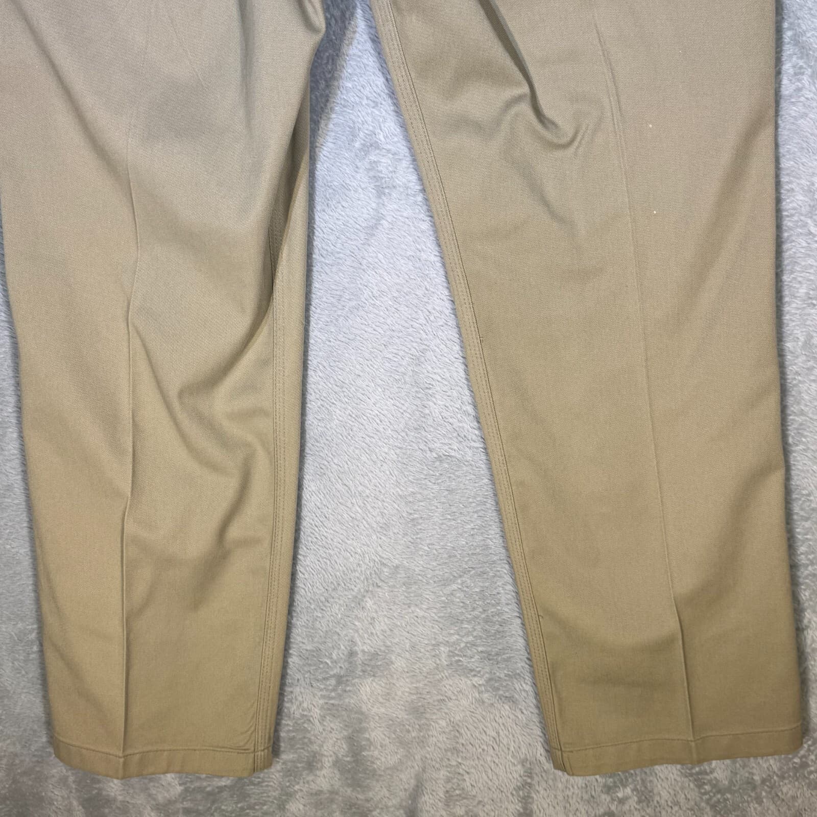 Carhartt Men’s Chino Pants 34x32 Beige 100% Cotton Mid Rise Flat Front - Thumbnail 9
