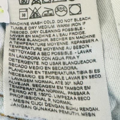 Levis 501 Jeans Mens 34x32 Blue Medium Wash Straight Stretch Denim Button Fly - Thumbnail 11