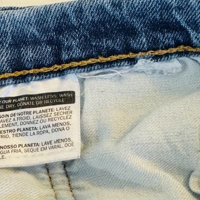 Levis 541 Jeans Mens 38x30 Blue Medium Wash Tapered Athletic Denim Zip Fly - Thumbnail 8