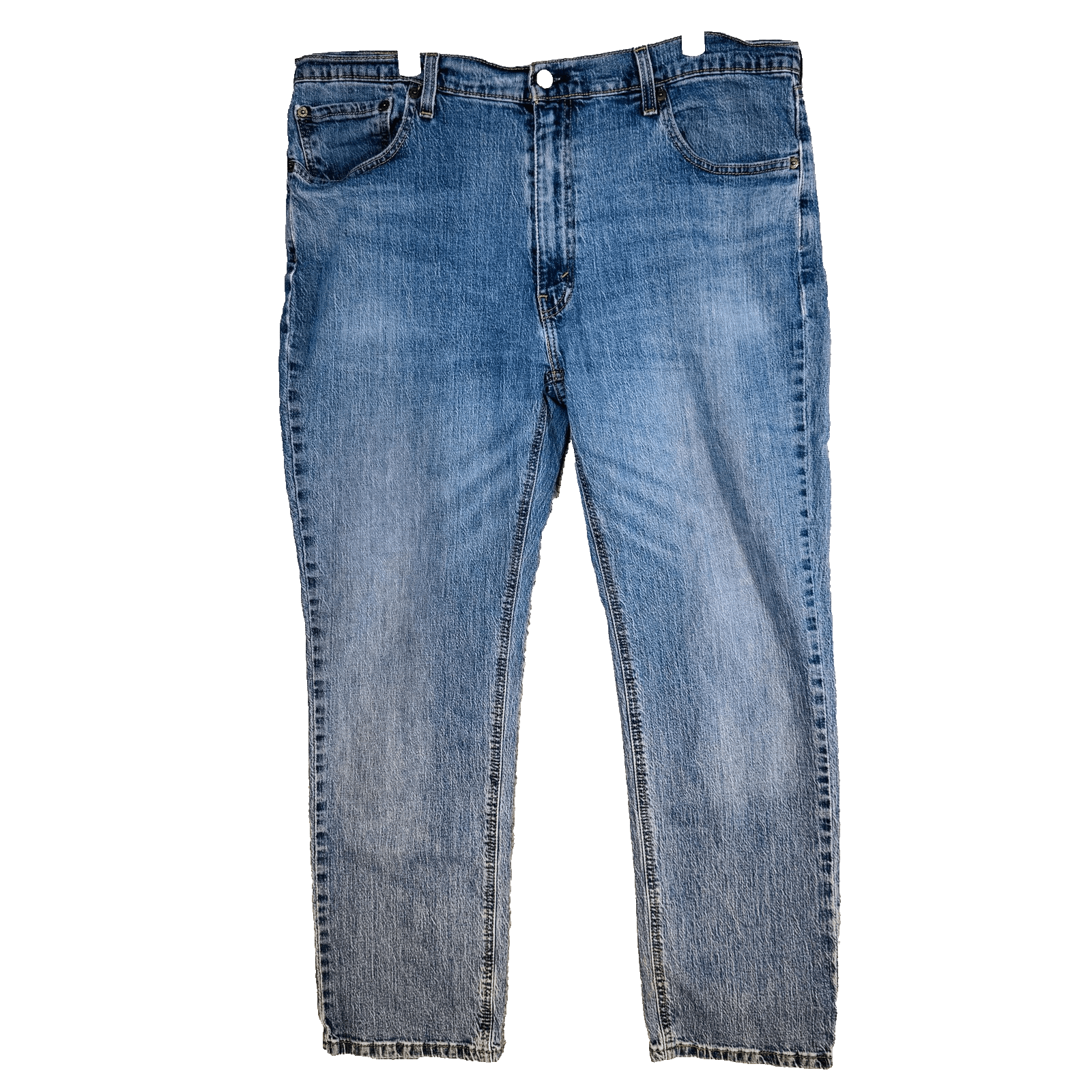 Levis 541 Jeans Mens 38x30 Blue Medium Wash Tapered Athletic Denim Zip Fly - Thumbnail 5