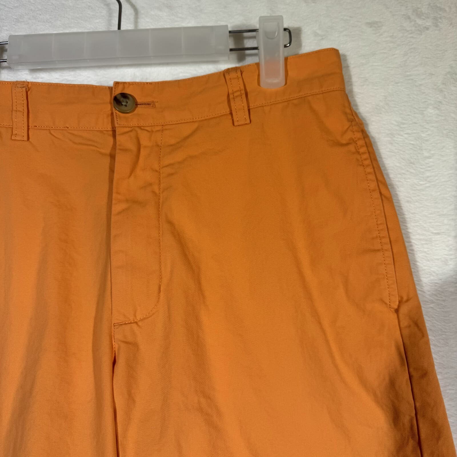 Vineyard Vines Men’s Orange Canvas Club Shorts, Size 30 – 100% Cotton, Mid‑Rise - Thumbnail 4