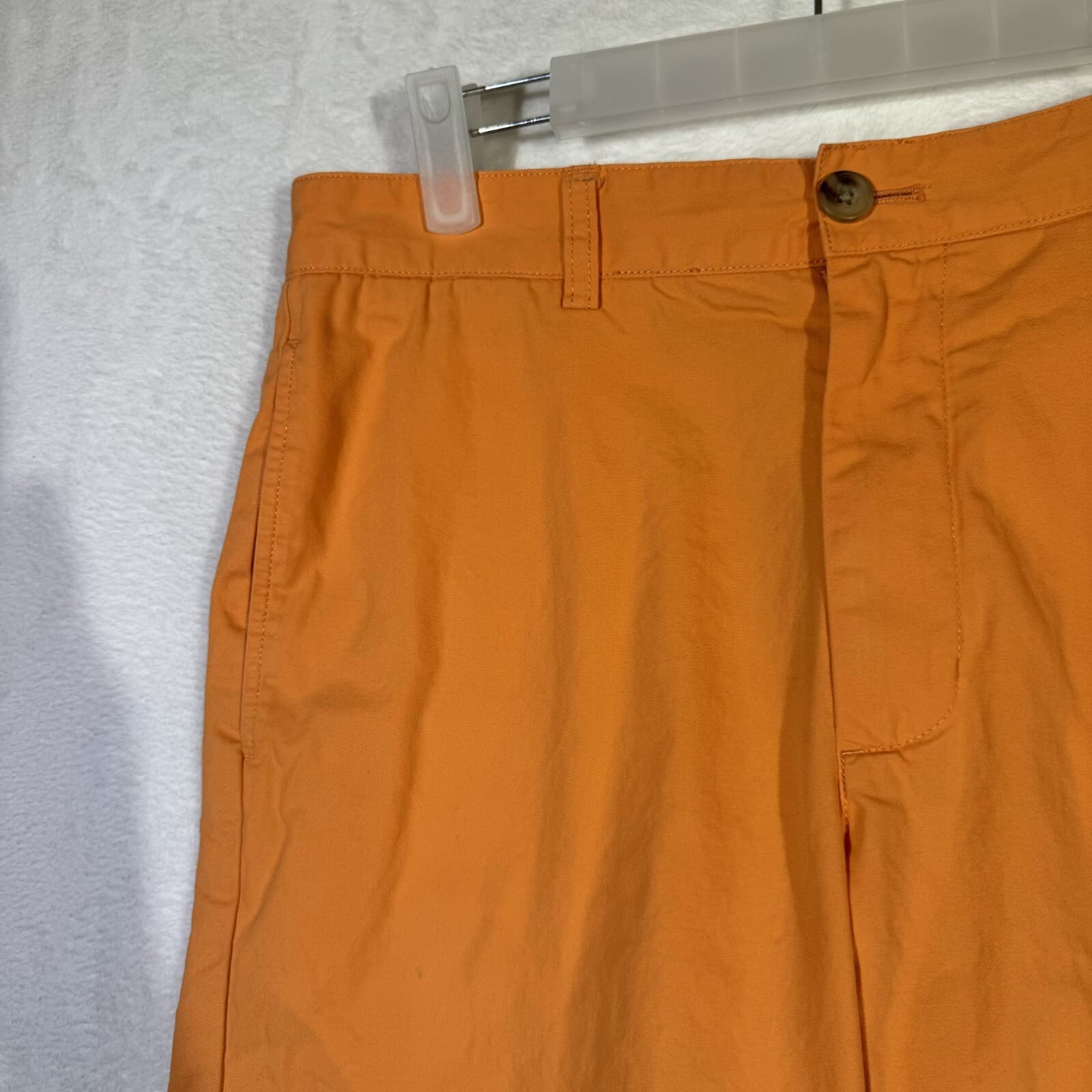 Vineyard Vines Men’s Orange Canvas Club Shorts, Size 30 – 100% Cotton, Mid‑Rise - Thumbnail 3