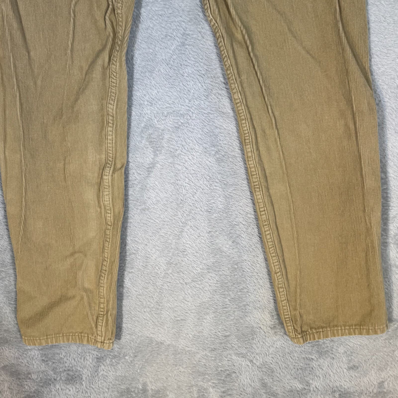 Levi’s 502 Men’s Jeans 29x30 Beige Corduroy Mid-Rise Straight Leg - Thumbnail 10