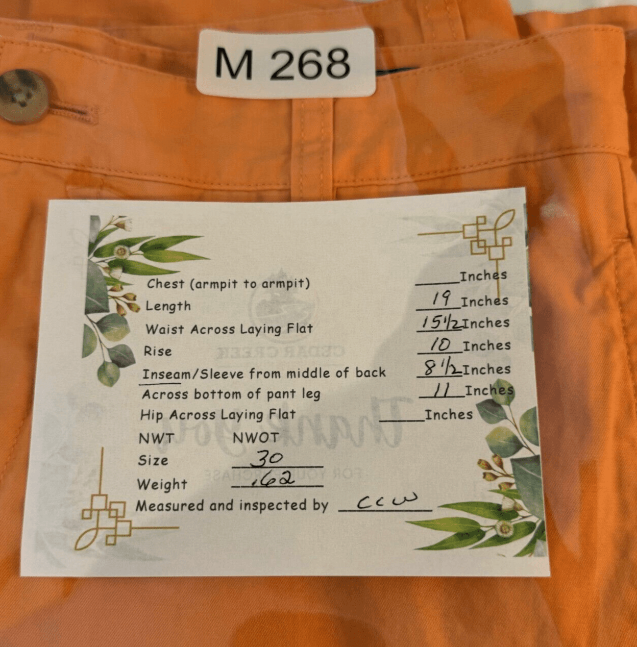 Vineyard Vines Men’s Orange Canvas Club Shorts, Size 30 – 100% Cotton, Mid‑Rise - Thumbnail 8