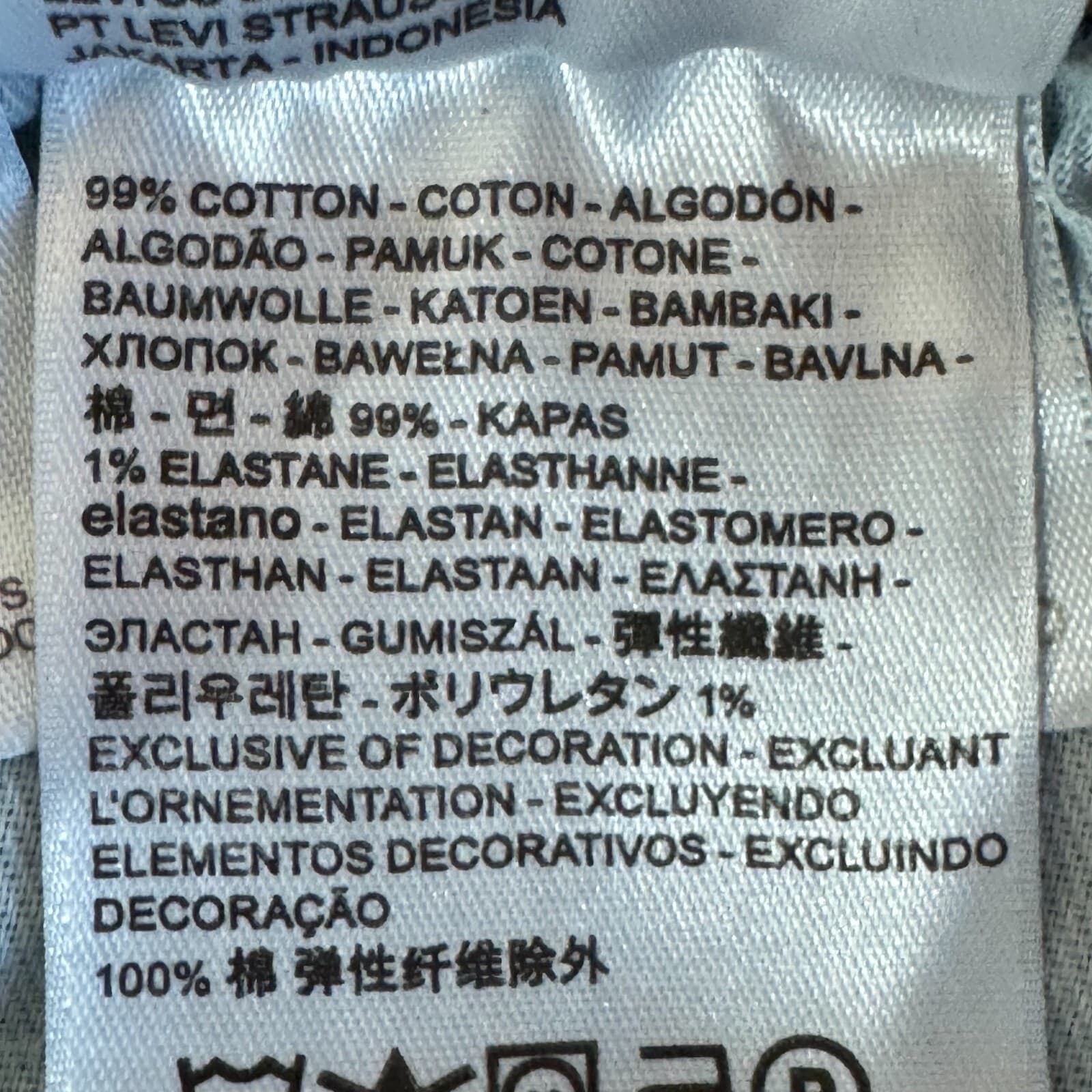 Levi’s 505 Men’s Jeans 32 x 30 Blue Denim Mid-Rise Straight Leg Whiskered - Thumbnail 13