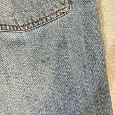 Vintage Polo Jeans Co. Ralph Lauren Jeans Mens 36x30 Blue Loose Fit Distressed - Thumbnail 7