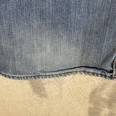 Vintage Polo Jeans Co. Ralph Lauren Jeans Mens 36x30 Blue Loose Fit Distressed - Thumbnail 6