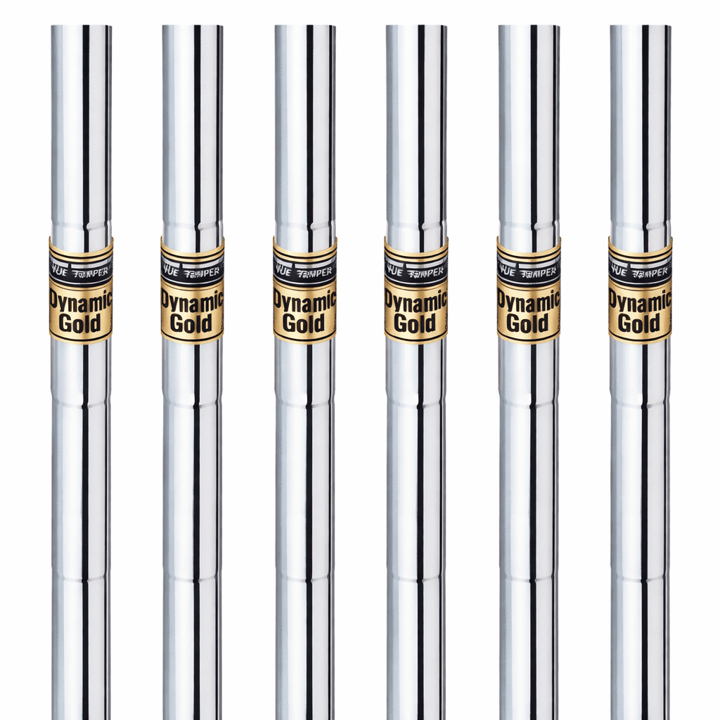 True Temper Dynamic Gold Iron Shaft Set of 6 .370 Parallel Tip S300 Stiff New - Thumbnail 3