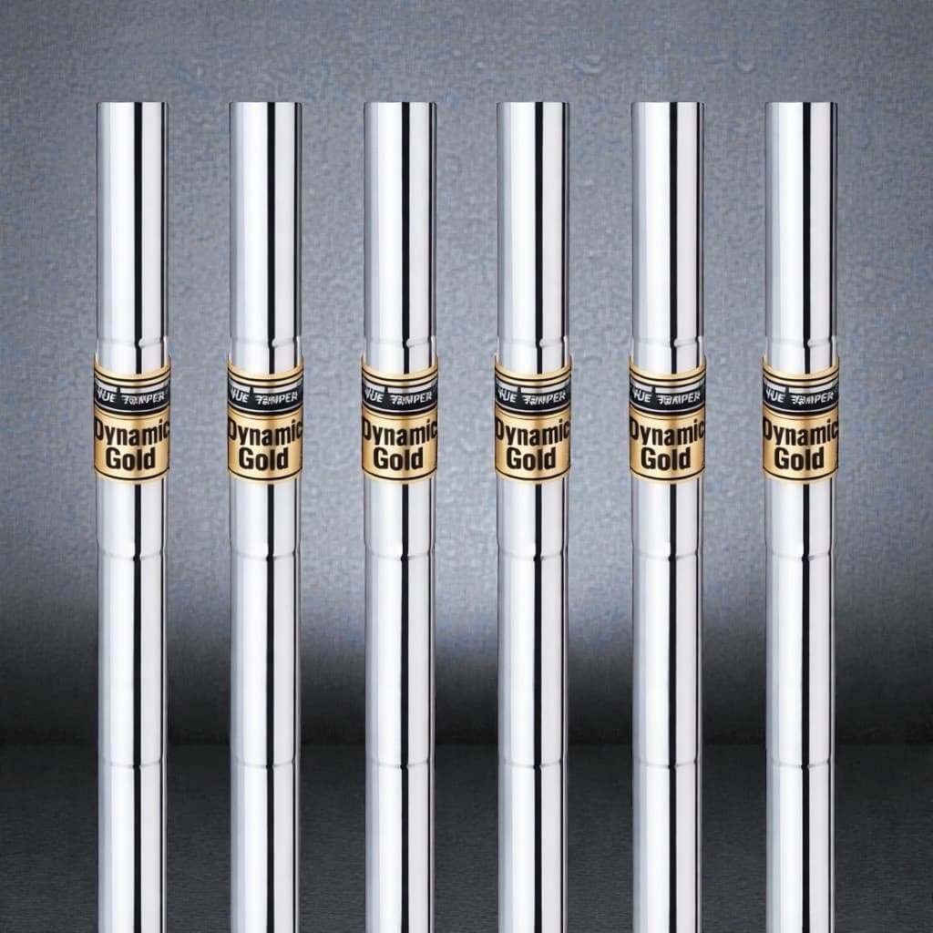 True Temper Dynamic Gold Iron Shaft Set of 6 .370 Parallel Tip R300 Regular Flex - Thumbnail 2