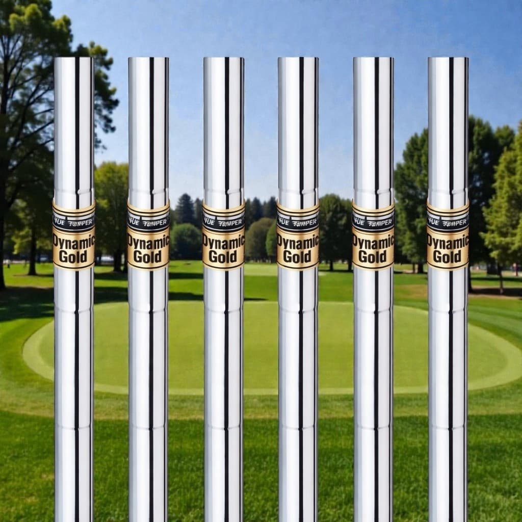 True Temper Dynamic Gold Iron Shaft Set of 6 .370 Parallel Tip R300 Regular Flex - Image 1