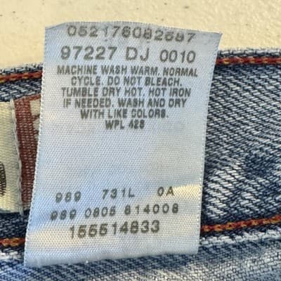 Vintage Levis 550 Jeans Womens 16 Long Blue Relaxed Tapered Leg Mom Denim 00s - Thumbnail 6