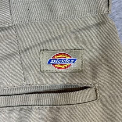 Dickies 874 Original Fit Pants Mens 30x32 Khaki Work Twill Straight Leg 874KH - Thumbnail 3