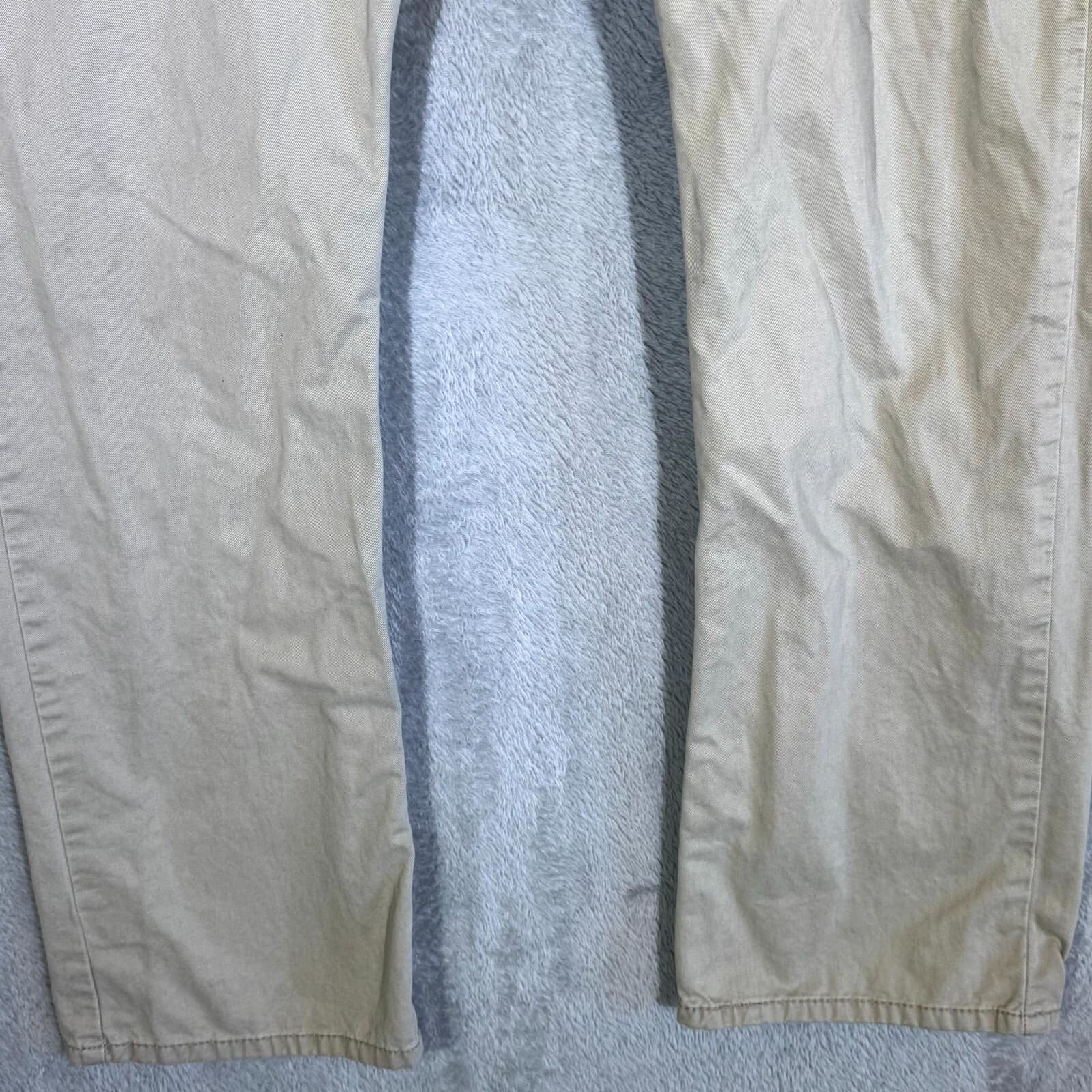 Levi’s 514 Men’s Jeans 38x30 Beige Denim 100% Cotton Mid-Rise Straight - Thumbnail 5