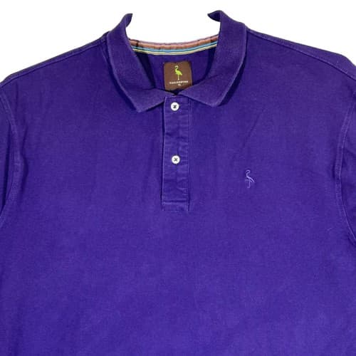 TailorByrd Men’s Purple Cotton-Stretch Polo, Size XL – Excellent Condition - Thumbnail 3