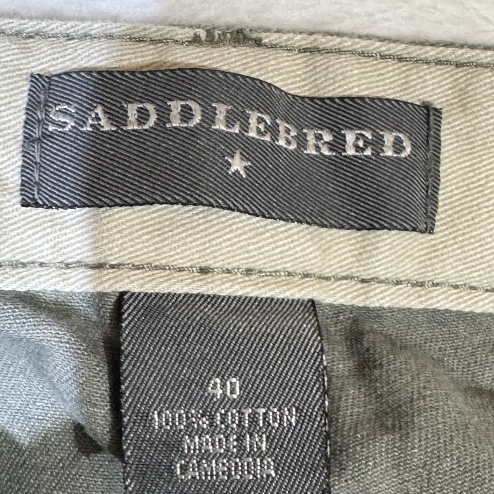 Saddlebred Men’s Green Cotton Pleated Casual Shorts, Size 40 – Excellent - Thumbnail 8