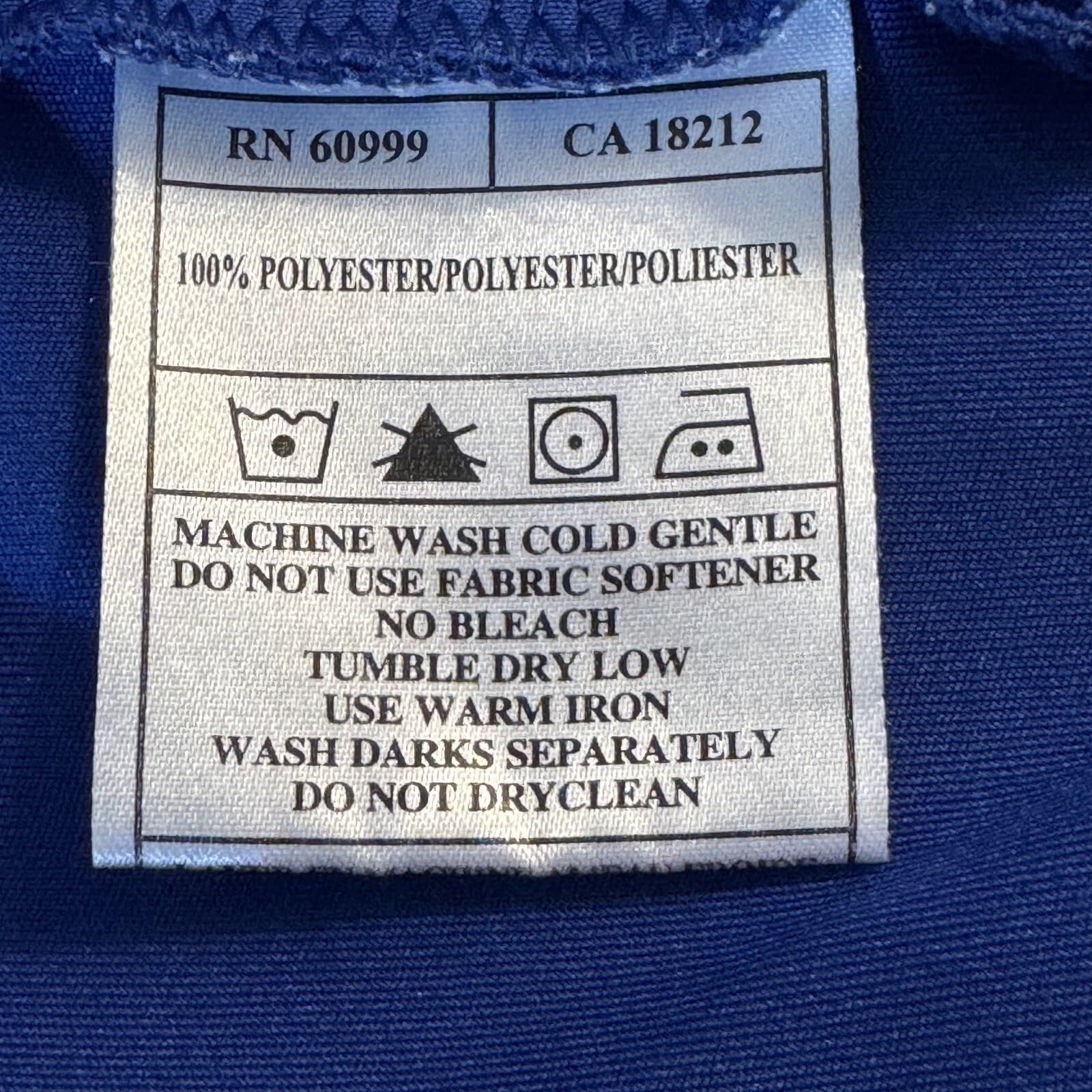 Antigua Men’s New York Giants Polo Shirt 2XL – Blue, Short Sleeve – Excellent - Thumbnail 13