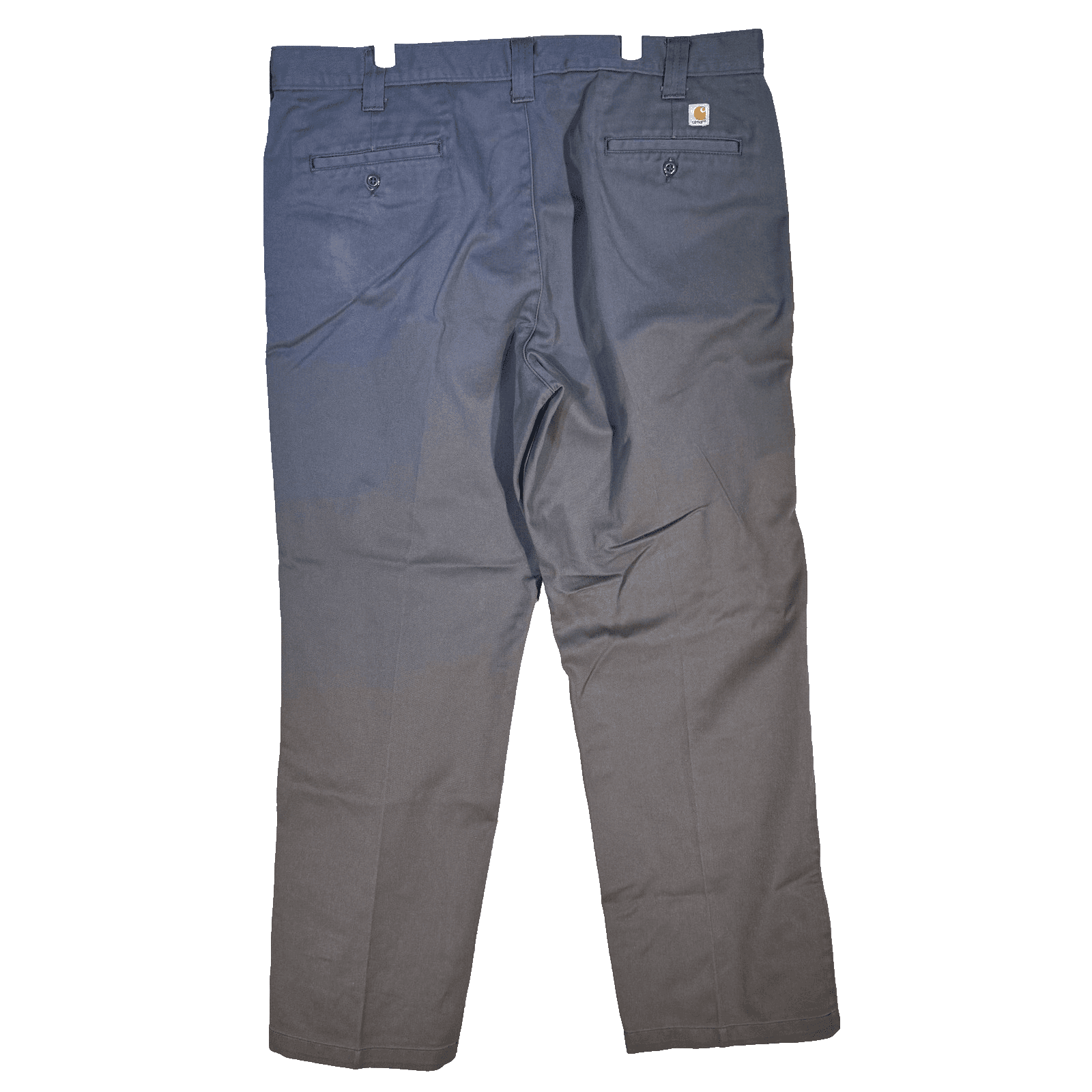 Carhartt Pants Mens 40x30 Gray Blended Twill Work Uniform Straight Leg B290 DKG - Thumbnail 2