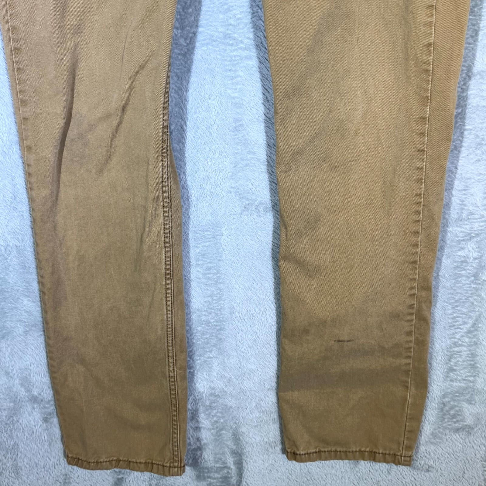 Levi’s 514 Men’s Jeans 32x34 Brown Denim 100% Cotton Mid-Rise Straight - Thumbnail 7