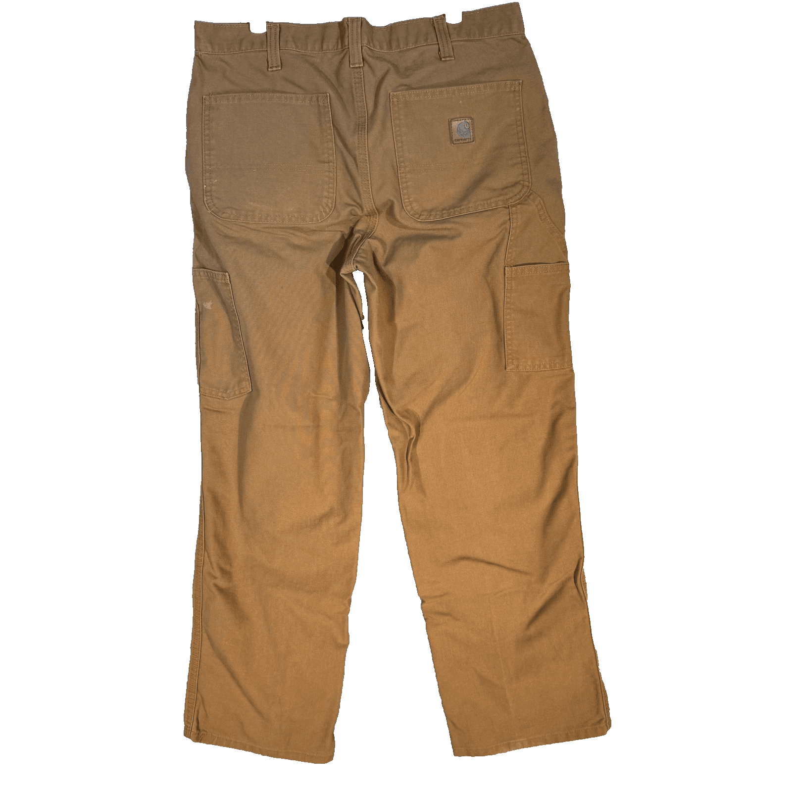 Carhartt Pants Mens 34x29 Brown Dungaree Fit Work Carpenter Twill Paint Stains - Thumbnail 2