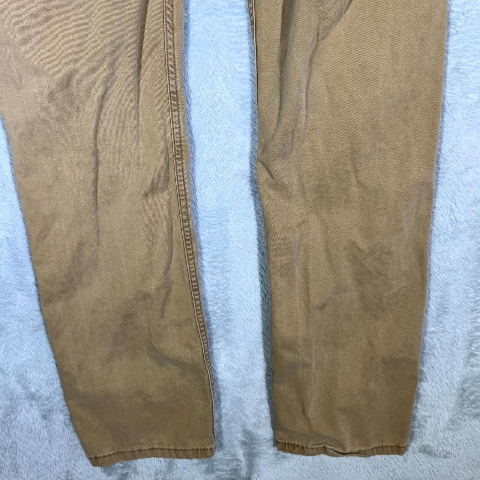 Levi’s 514 Men’s Jeans 32x34 Brown Denim 100% Cotton Mid-Rise Straight - Thumbnail 12