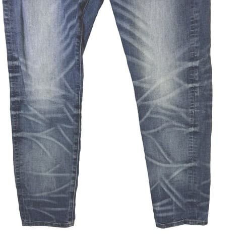 American Eagle Women’s Whiskered Stretch Jeans, 29 × 30 – Blue Denim, Excellent - Thumbnail 3