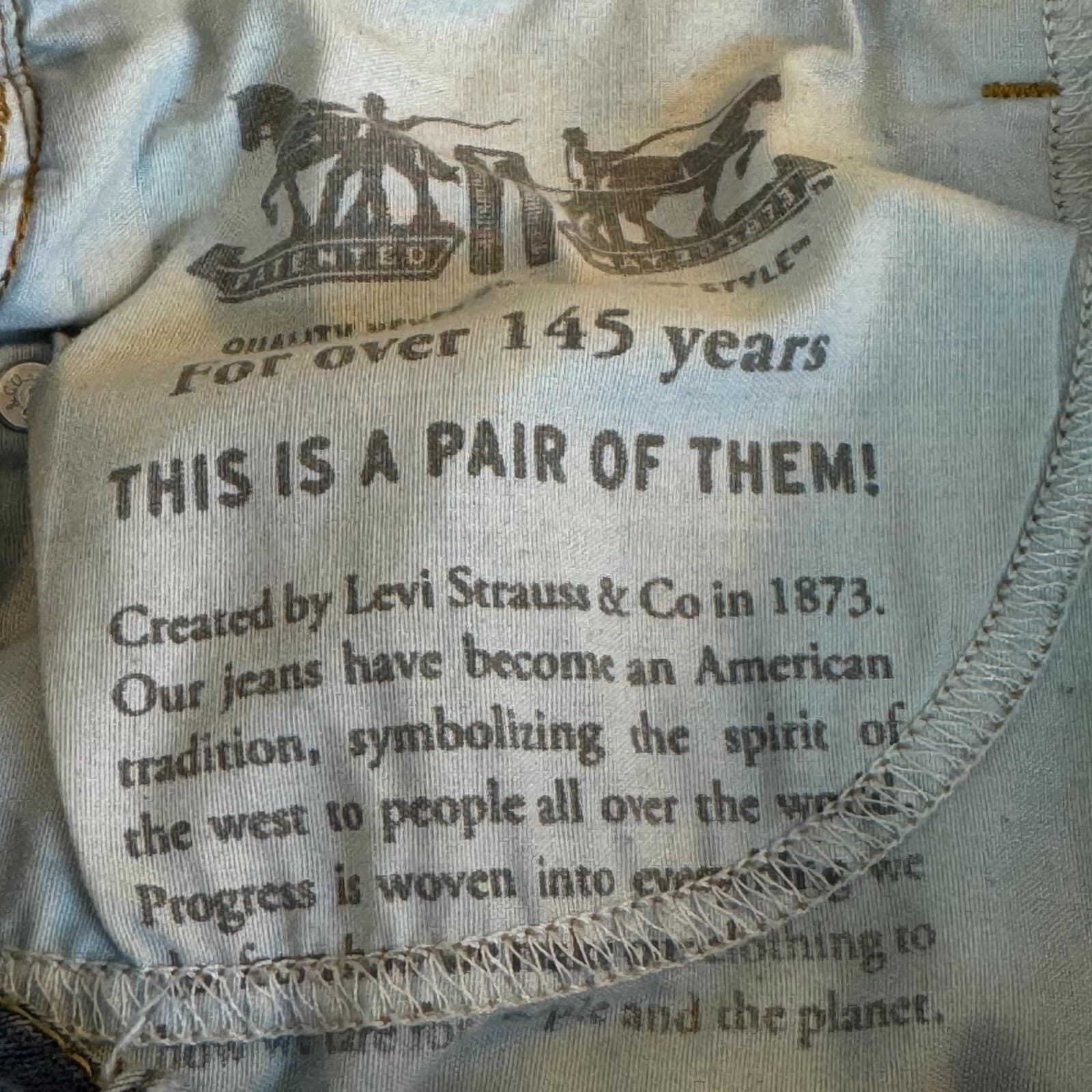 Levi’s 511 Men’s Jeans 34x32 Blue Denim Stretch Mid-Rise Slim Straight - Thumbnail 15