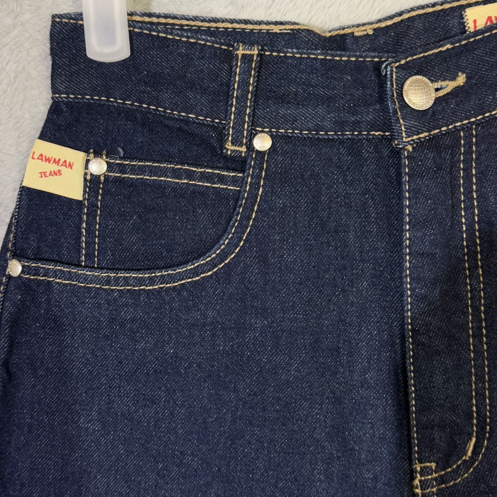 Lawman Women’s Jeans Size 3 Blue Denim 100% Cotton Medium Wash Skinny - Thumbnail 3