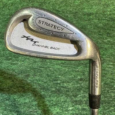 Strategy XLT Channel Back 4 Iron Ladies RH Steel Shaft Stainless Golf Club - Image 1
