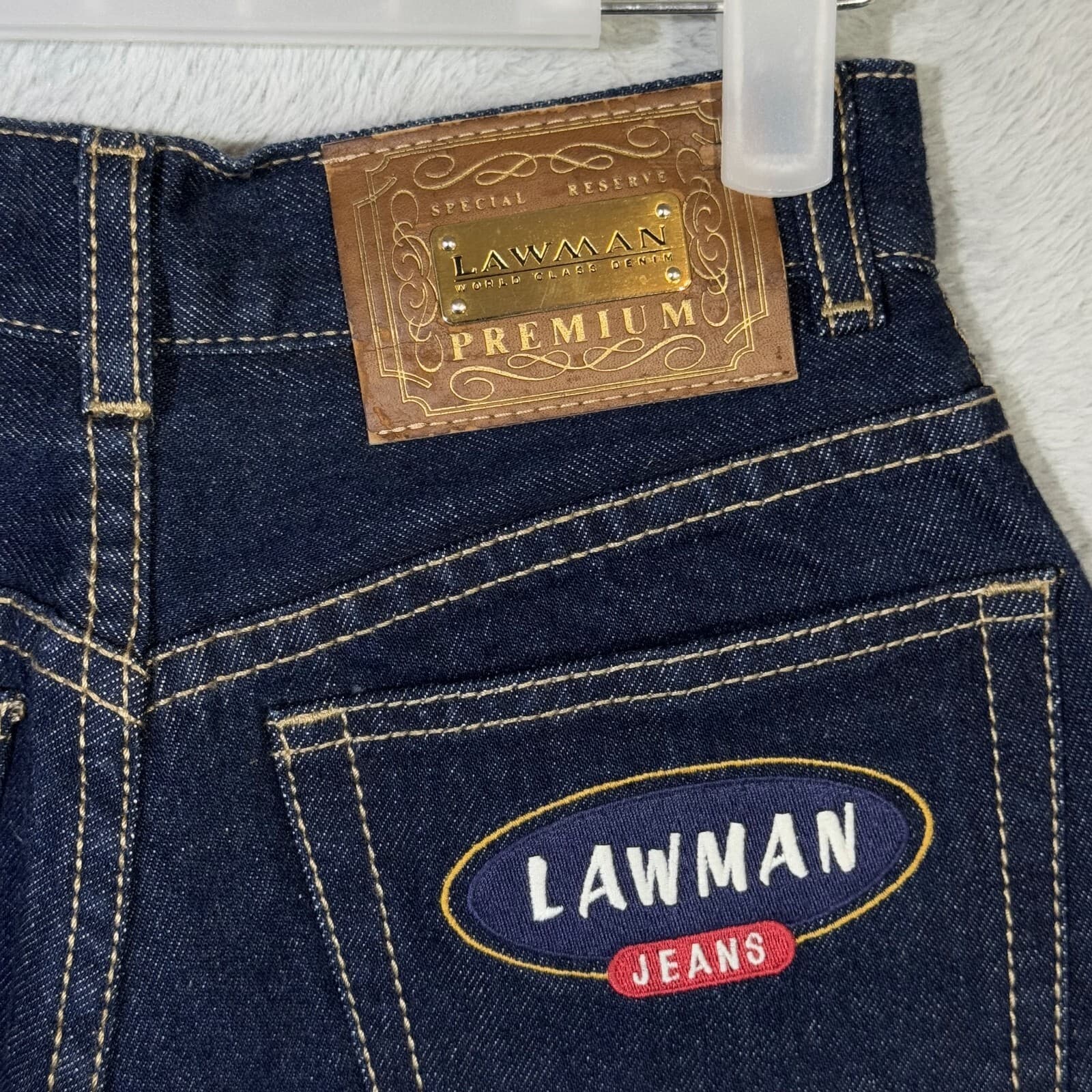 Lawman Women’s Jeans Size 3 Blue Denim 100% Cotton Medium Wash Skinny - Thumbnail 9