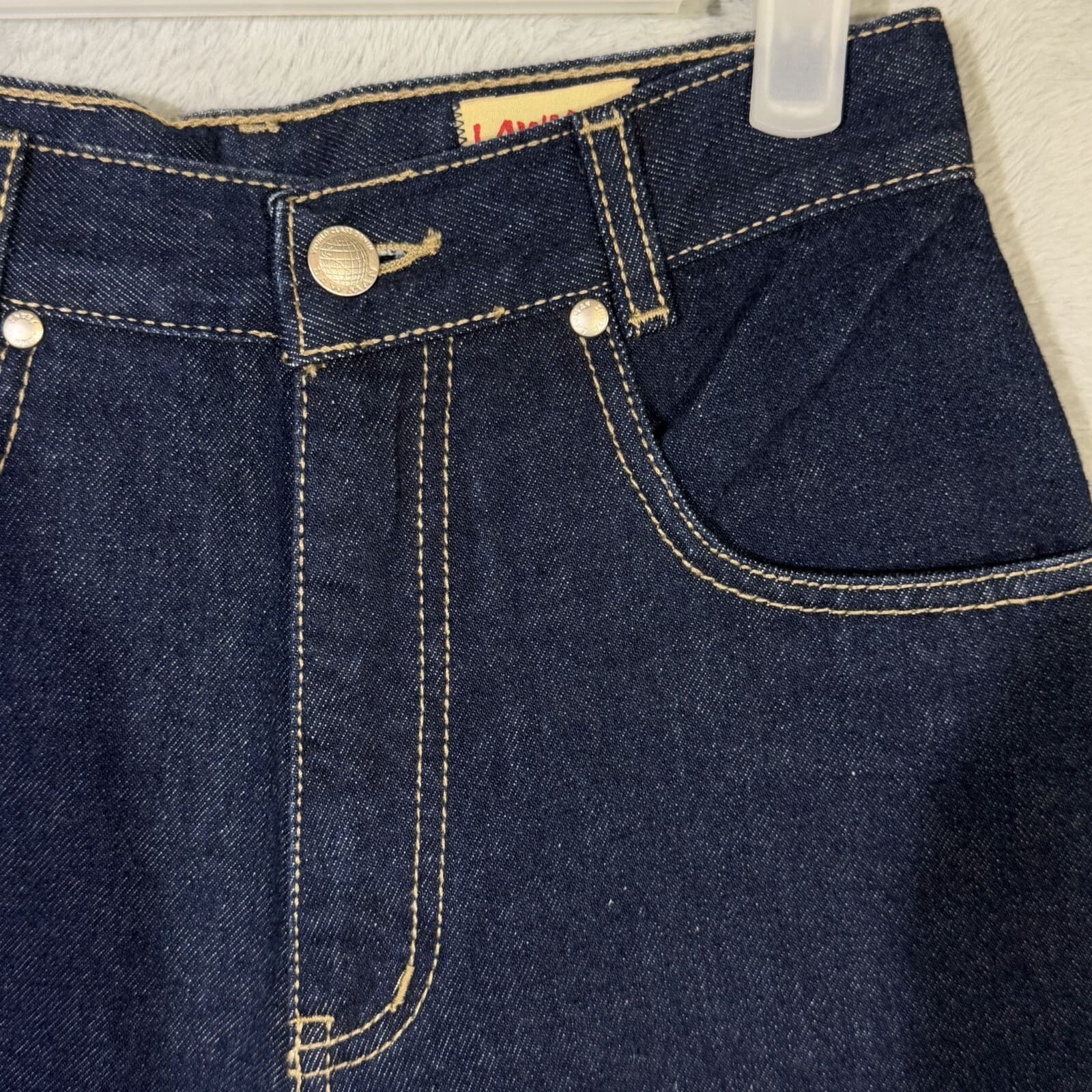 Lawman Women’s Jeans Size 3 Blue Denim 100% Cotton Medium Wash Skinny - Thumbnail 4