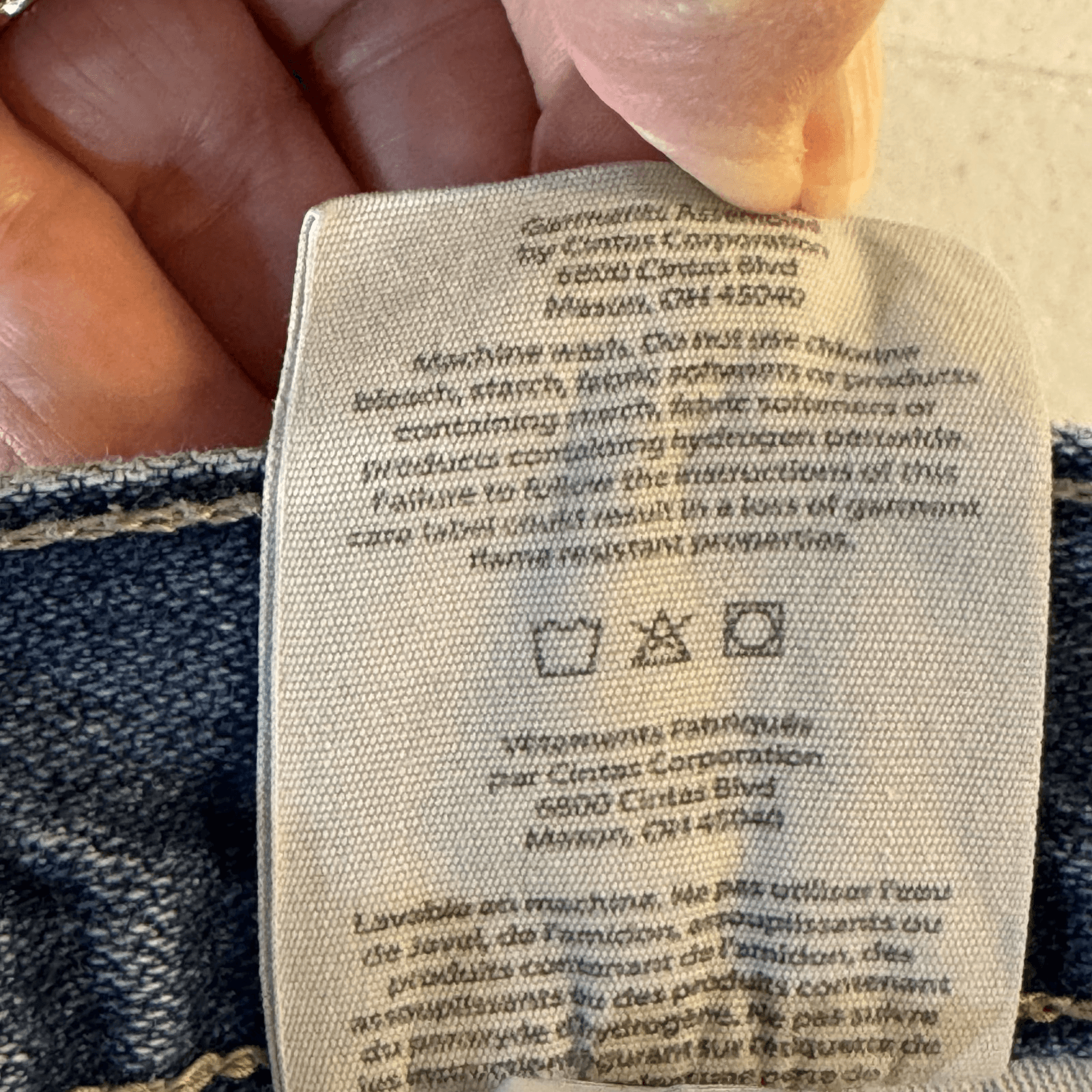 FR Carhartt Men's Jeans 38 X 30 Blue Denim Mid-Rise 5-Pockets Straight Leg M1712 - Thumbnail 7