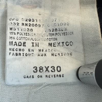 Dickies Double Knee Work Pants Mens 38x30 Navy Blue Durable Utility Workwear - Thumbnail 5