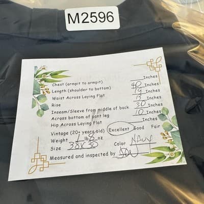 Dickies Double Knee Work Pants Mens 38x30 Navy Blue Durable Utility Workwear - Thumbnail 8