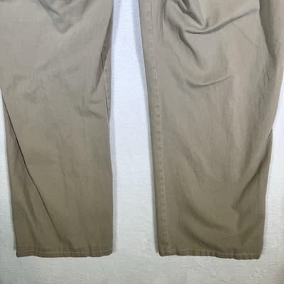 Polo Ralph Lauren Pants Mens 40x30 Khaki Classic Fit Casual Chino Flat Front - Thumbnail 8