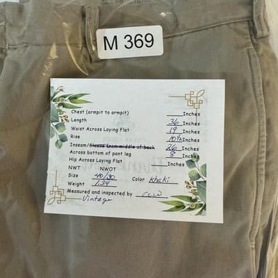 Polo Ralph Lauren Pants Mens 40x30 Khaki Classic Fit Casual Chino Flat Front - Thumbnail 19