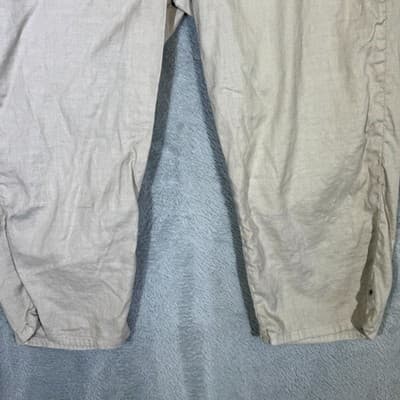NYDJ Women Capris Beige Linen Blend Cropped Pants Size 10 Petite - Thumbnail 5