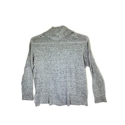 Bar III Women's Gray Textured Cowl Neck Sweater Size L - Thumbnail 2